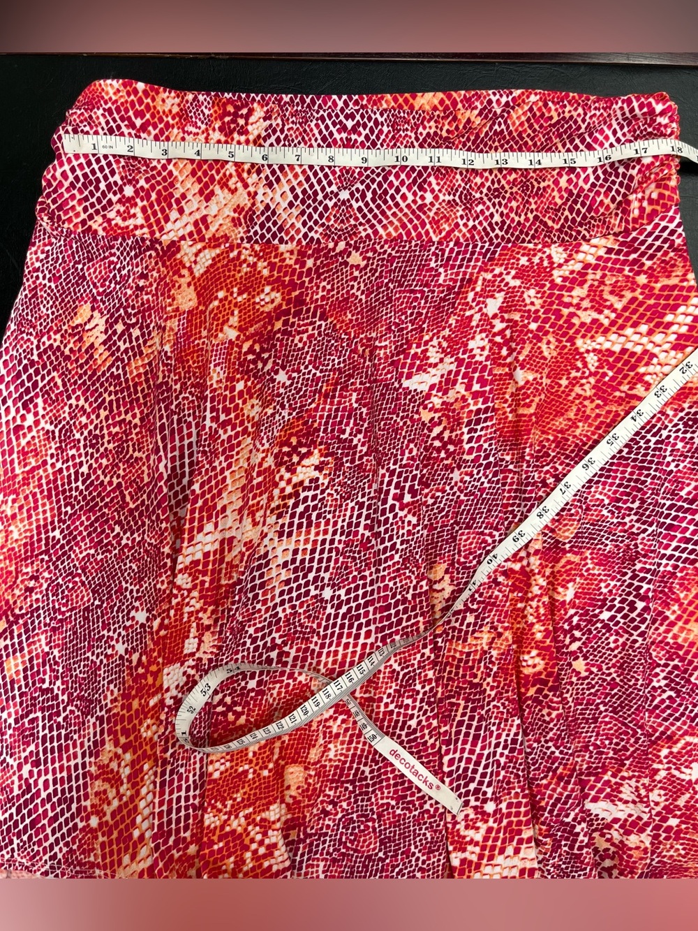 George snakeskin print midi skirt size XXL/20 - Picture 5 of 6